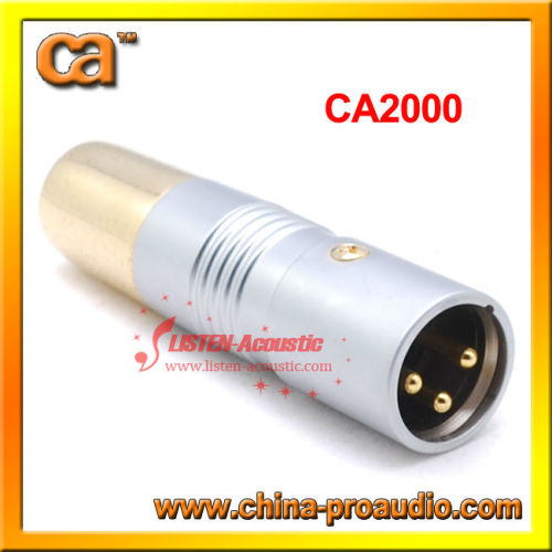 3 Pole Male XLR Audio Cable Connector CA2000