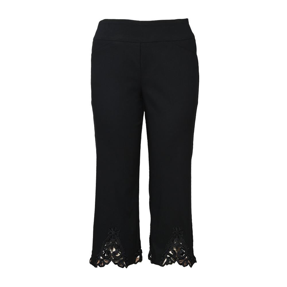 Female Millenium Crop Traiangle Crochet Lace