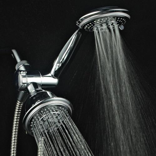 Multi-function big rainfall overhead rain shower head set