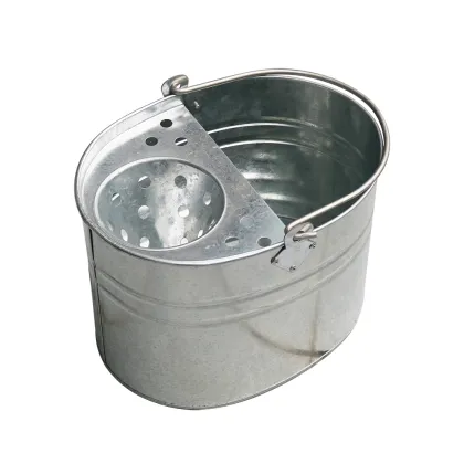 Large 15L Rubbermaid Metal Mop Bucket