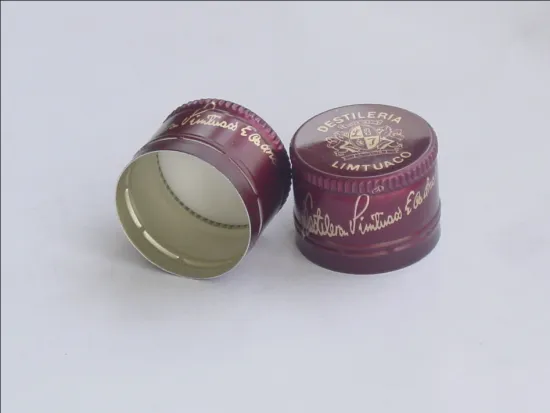 premium aluminum bottle caps offset printing
