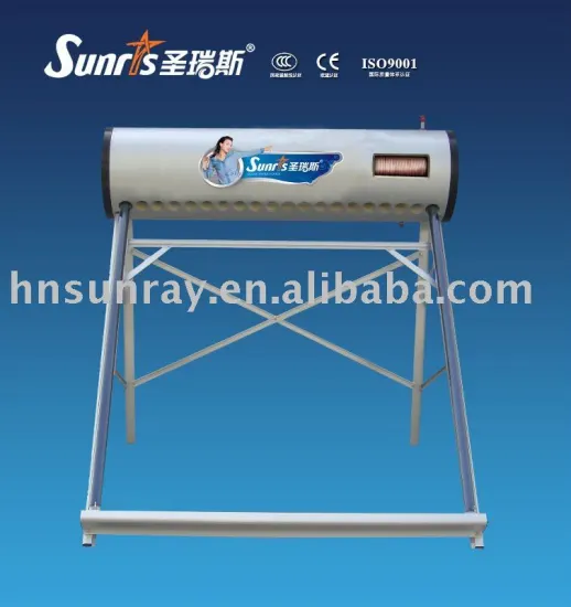 Pre-heated copper coil tank solar water heater system
