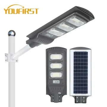 IP65 Waterproof Solar LED Street Light with Energy-Saving Radar Sensor and Photocell