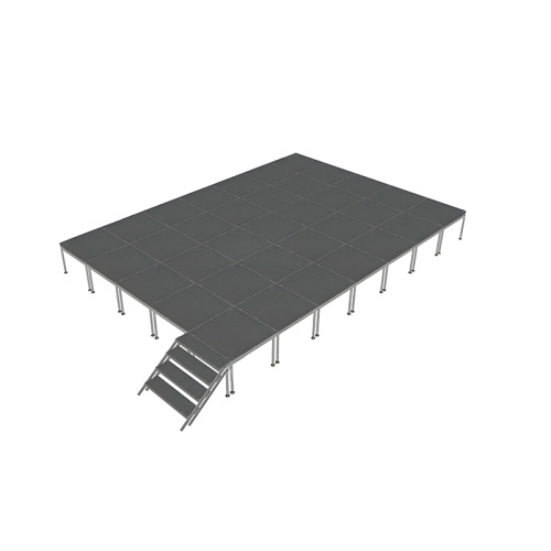 Sistema de escenario modular: diseño desmontable
