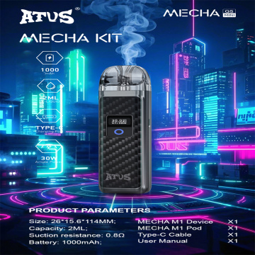 Аднаразовая прылада ATVS 40k Puffs Vape