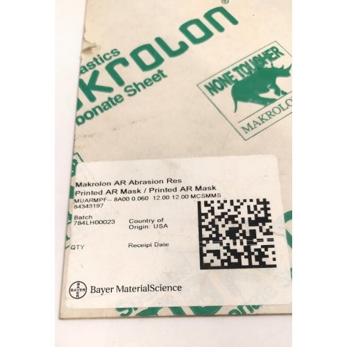 Makrolon®AR Abrasion-resistant solid polycarbonate sheet
