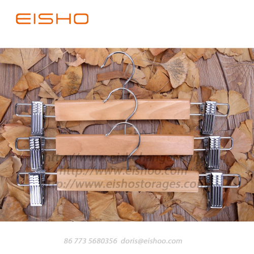 EISHO percha de pantalones vaqueros de madera