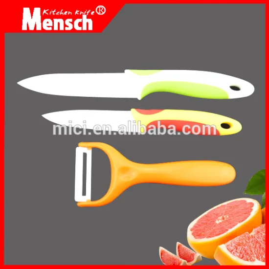 3pcs fancy and new design ceramic survival utility knife