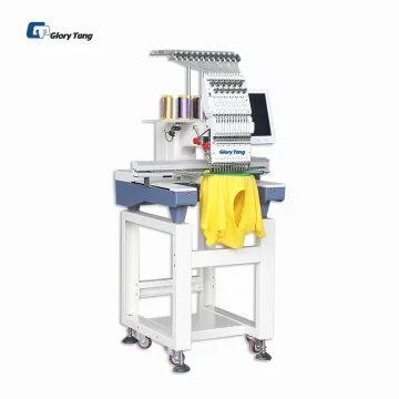 Commercial Advanced Multi-Head Embroidery Machine for Hats, Garments, Shoes, Socks, and Apparel