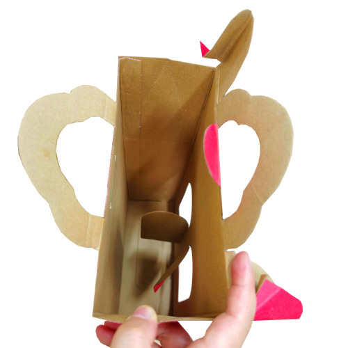 Portable Strong Corrugated Material paper wine gift box