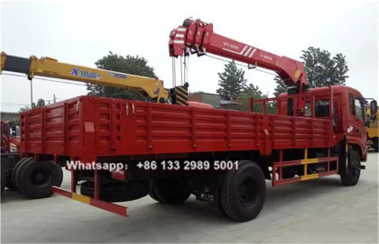 Sany Palfinger 7 ton straight boom truck crane for sale in Panama