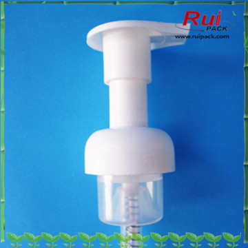 White long neck fancy plastic pp foam press pumps for plastic foam bottles