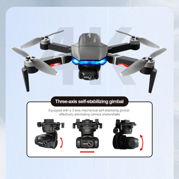 Professional Grade 4K GPS Drone with Brushless Motor and Camera for Beginners