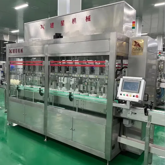 Automatic 4-Nozzle Oil Bottle Filling and Load Cell Weighing Machine