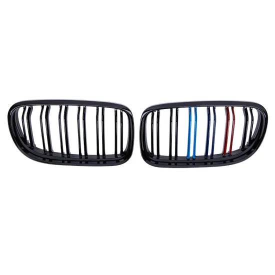 New Style Double Line M Color Front Grills for BMW E90 E91 2009-2012