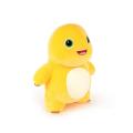 Oreiller de confort animal en peluche de dragon de lait jaune