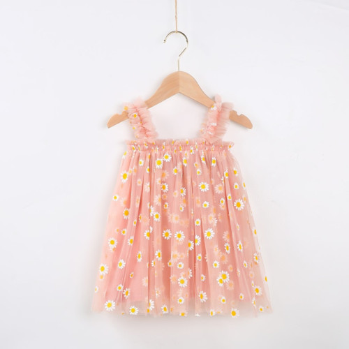 Børn Blomsterprint Summer Casual Dress tøj