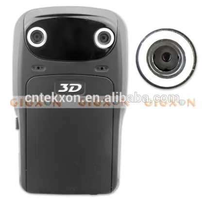 2D/3D 720P 2.4" Screen Camcorder 3D Camera
