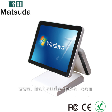 factory 15 inch touch screen pos cash register with built-in wifi and bluetooth (option)