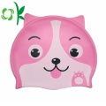 Silicone Cat Swim Hats Caps for Long Hair