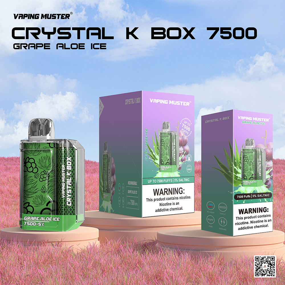 Crystal K Vape Box 7500 Puffs