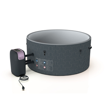 High-Quality Round LED Inflatable Hot Tubs for 4-6 Persons