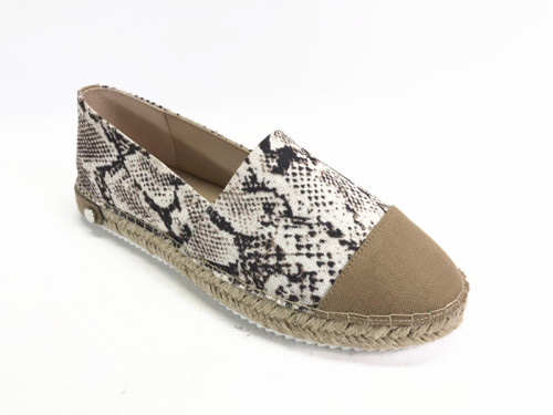 Ladies Cap toe Espadrille Slip-on Shoes