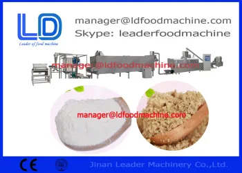 Purple Rice Powder Baby Food Production Machine Inflating / Crushing / Mixing Rice / Corn