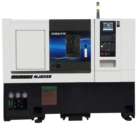 High Precision Slant Bed Turning Center CNC Machine with Fanuc System and Hydraulic Chuck Turret