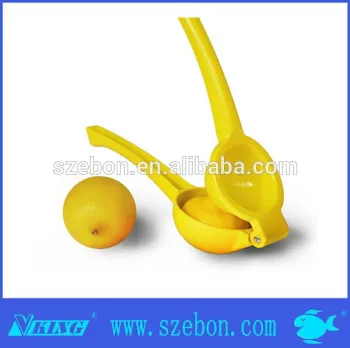 2014 promotion stainless steel lemon squeezer with colorful painting