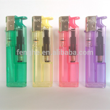 Chinese unique plastic lighter FH-816 transparent color with butane gas