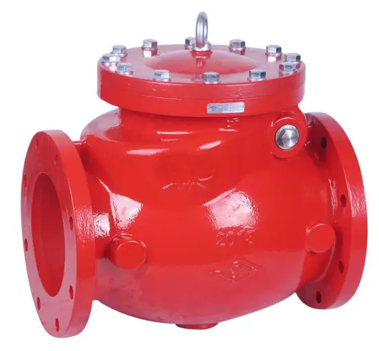 American Flanged Resilient Swing Check Valve