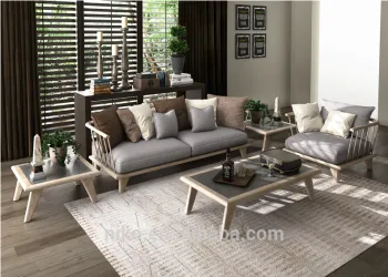 European Style Germany design high quality elm solid wood sand glass coffee table side table