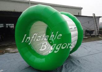 Commercial Green PVC Inflatable Water Game For Swimming poo
