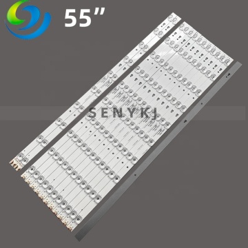 Retroilluminazione TV LED Utilizzo per JVC 55 '' TV LT-55UE76 LS55AL88U71 55ULES76T2 LS55H510X H55V6000 LED55K36U LC546PU1 55C60 LED55D10B10B
