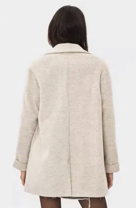 Plain Double-Sided Woolen Coat Women For Ladies