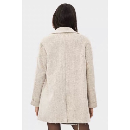 Plain Double-Sided Woolen Coat Women For Ladies