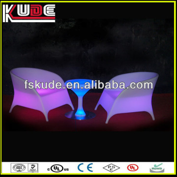 LED illuminated furniture led table led bar chair