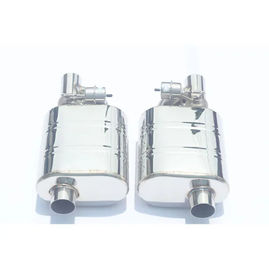 Performance 3 Inch 76mm Vacuum Cutout Valve Exhaust Muffler with Remote