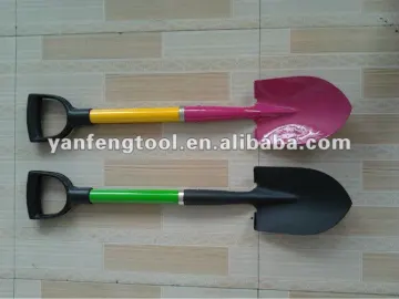 Baby shovel with fiberglass handle