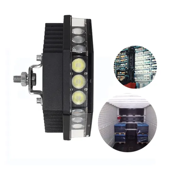 12V LED Work Light - Forklift Headlight for Warehouse Trucks and Containers