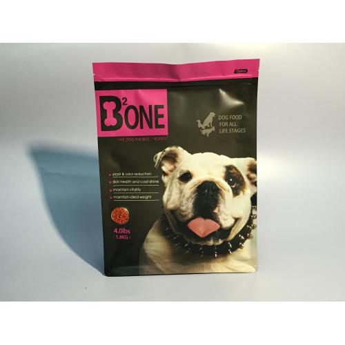 Stand Up Plastic Pet Food Bag personalizado