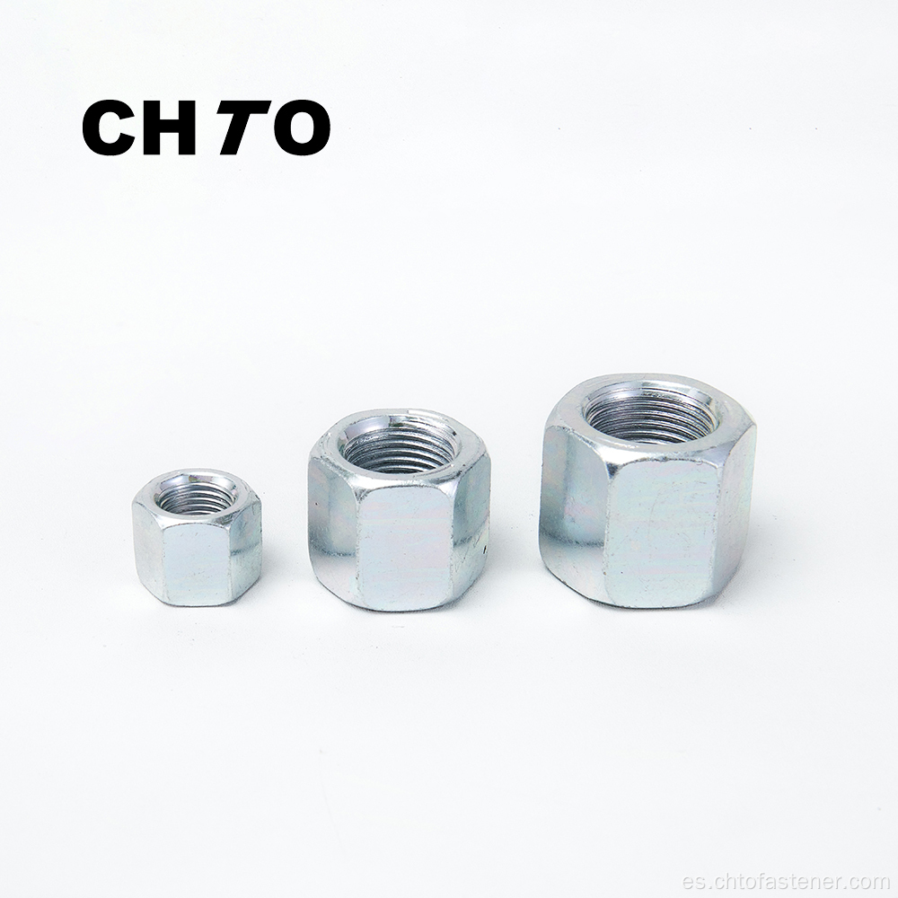 DIN 6330 Grado 8 Hexagon Nuts Zinc chapado en