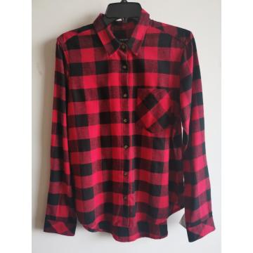 Phụ nữ bình thường Y/D flannel áo sơ mi