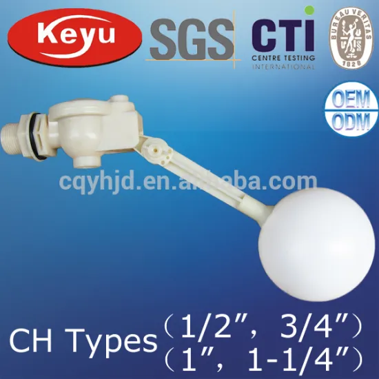1/2" Inch High Quality PVC Float Valve DN15CH