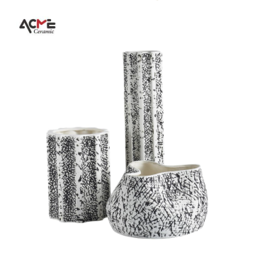 Modern Nordic Style Flower Wall Decorative Wooden Stake Vase - Perfect for Home Decor
