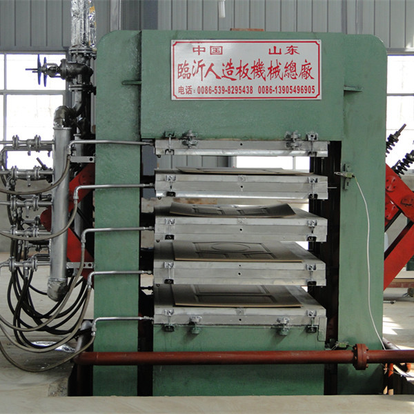4x7ft Wooden Molded Door Hot Press Machine