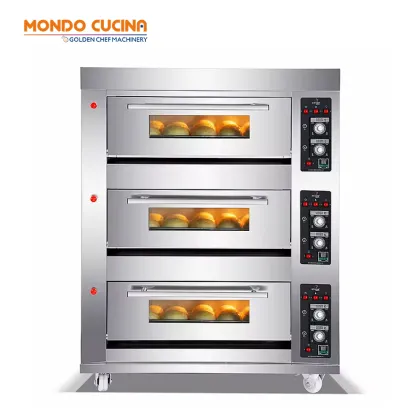 Golden Chef 3 Deck Gas Bakery Oven