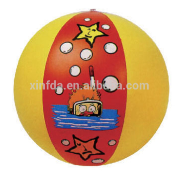 High quality customized color and logo printing eco-friendly pvc water ball inflatable beach ball
