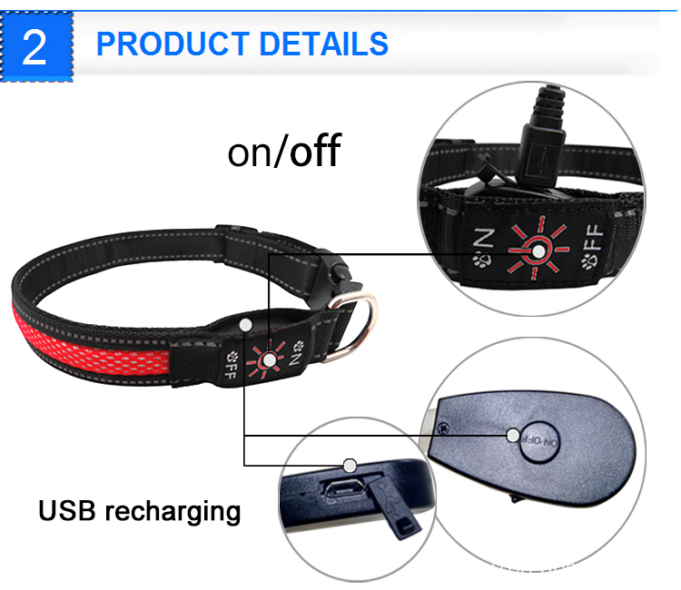 Flashing Dog Collar